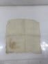 Vintage 1890s Tan Sheer Linen Handkerchief with Intricate Lace Details