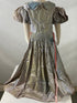 Vintage 1900s Gray Flower Girl Dress