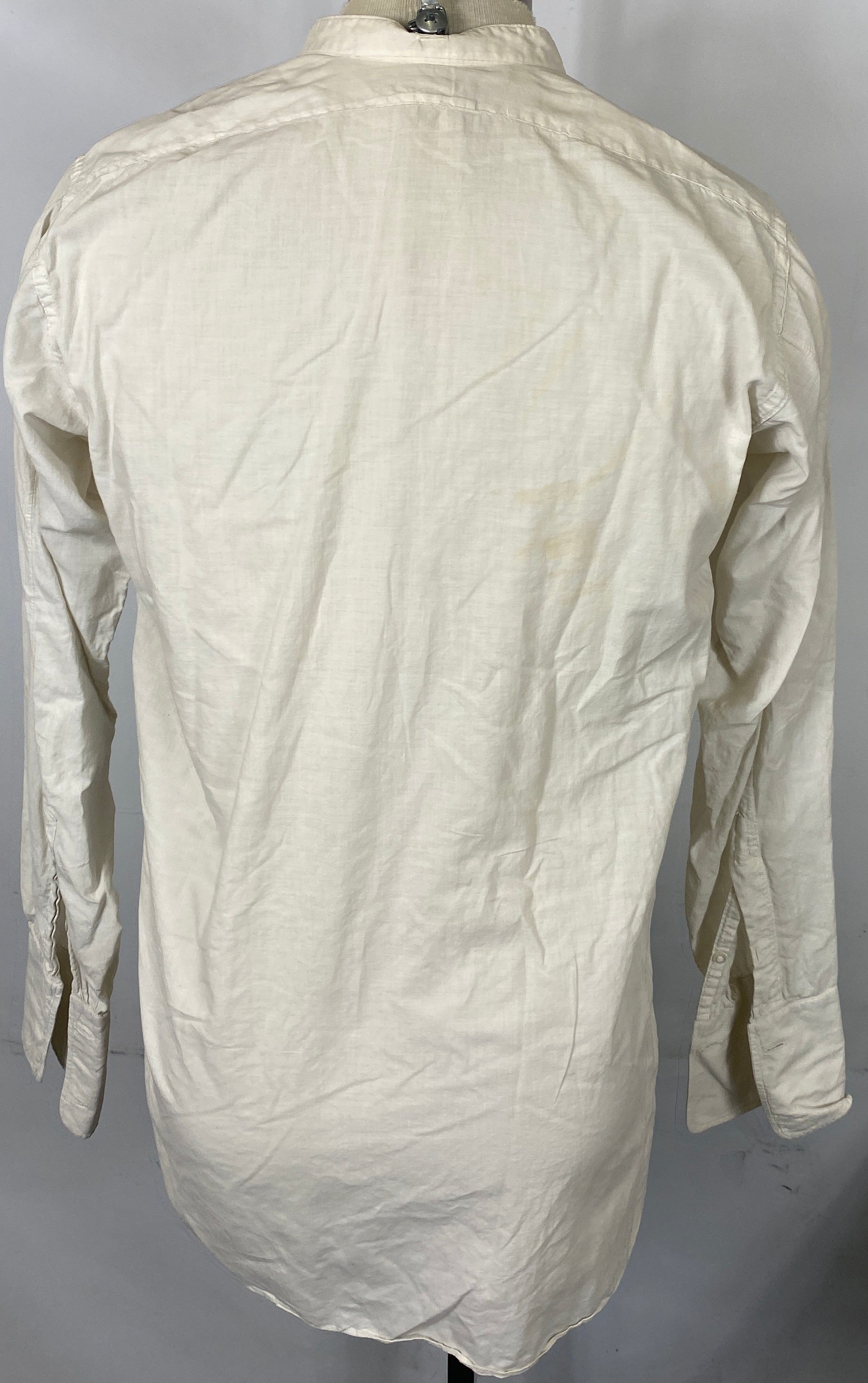 Vintage 1900's Kingly White Shirt Men's Size Unknown