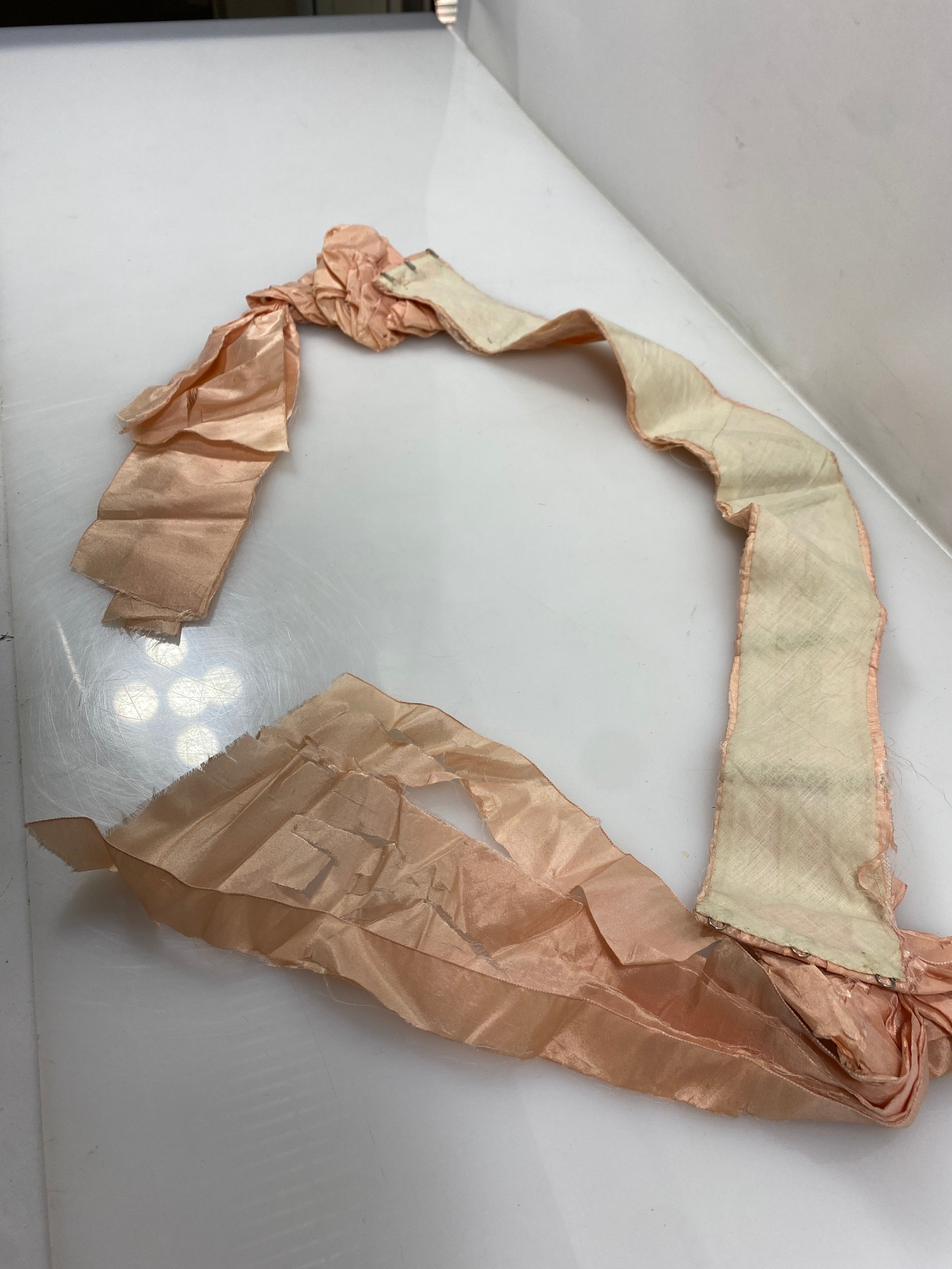 Vintage 1900's Pink Dress Sash