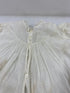 Vintage 1900s White Linen Children's Dress with Embroidered Frills