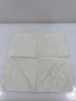 Vintage 1900s White Linen Handkerchief with Embroidered "C"