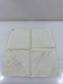 Vintage 1900s White Linen Handkerchief with Embroidered "C"