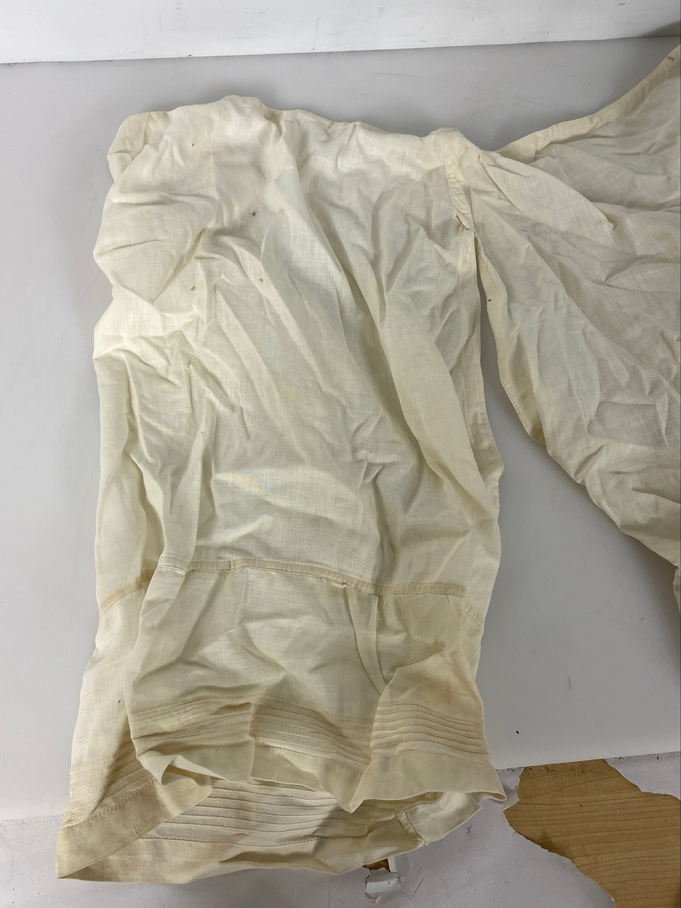 Vintage 1900s White Linen Undergarments