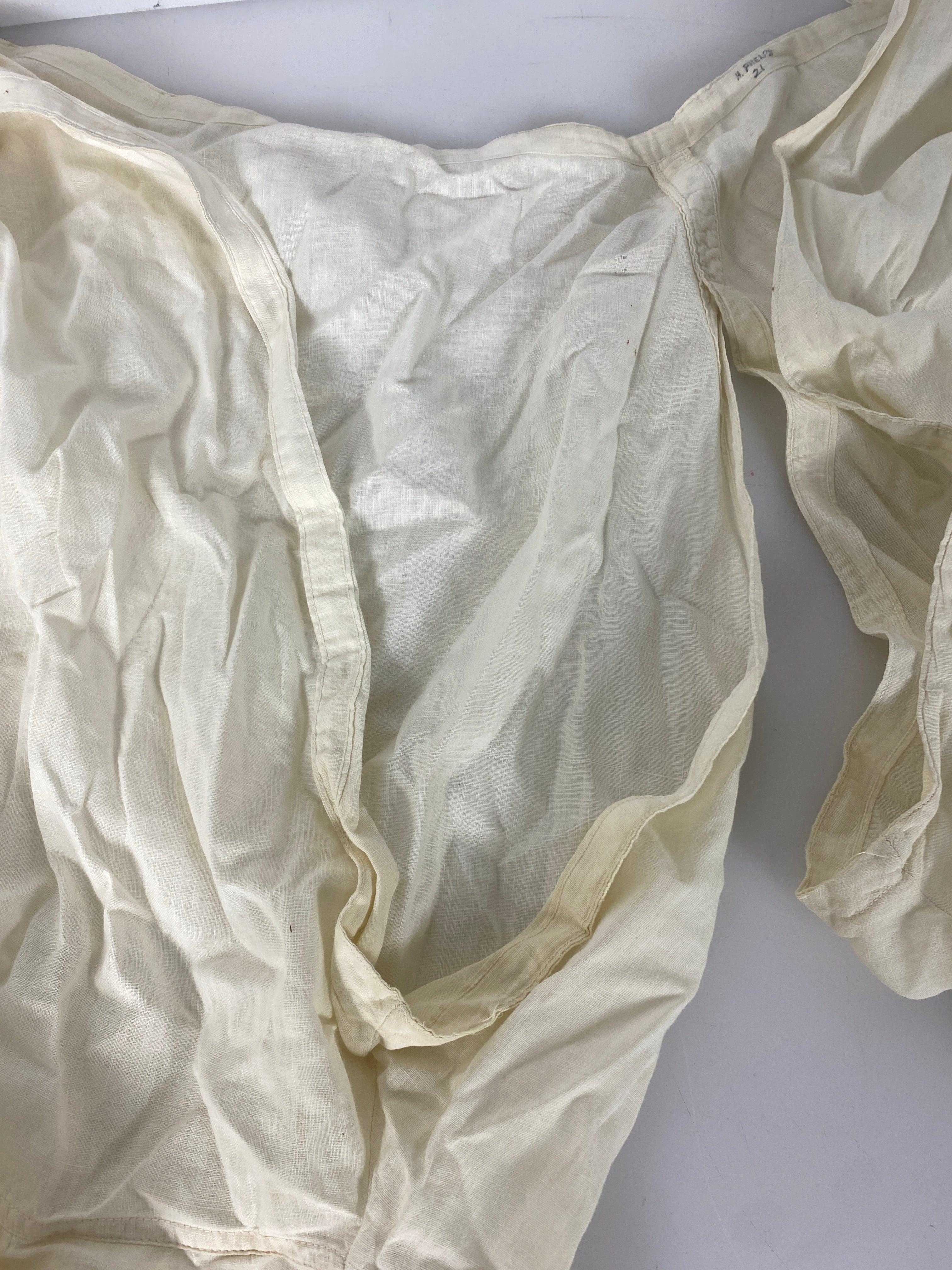 Vintage 1900s White Linen Undergarments