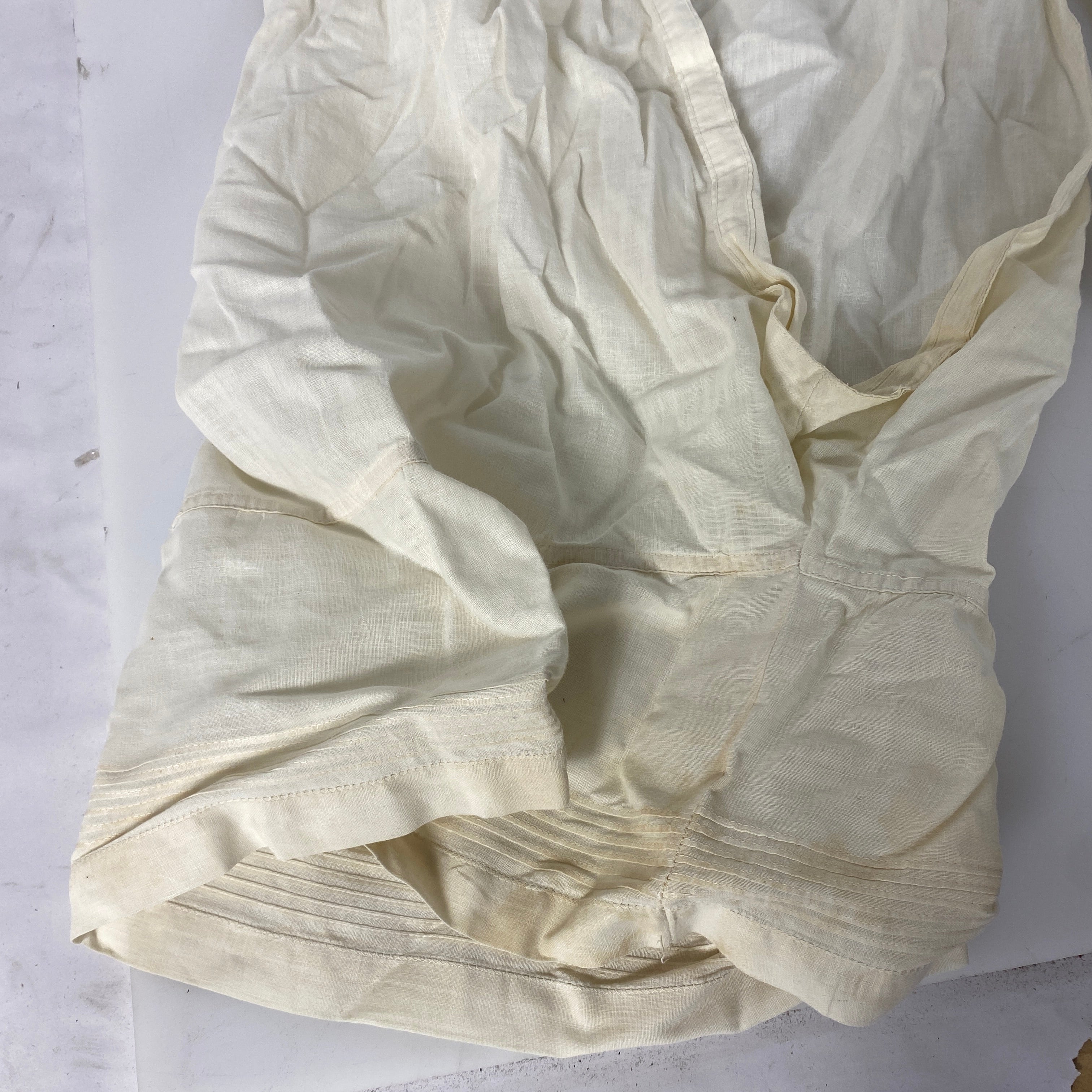 Vintage 1900s White Linen Undergarments