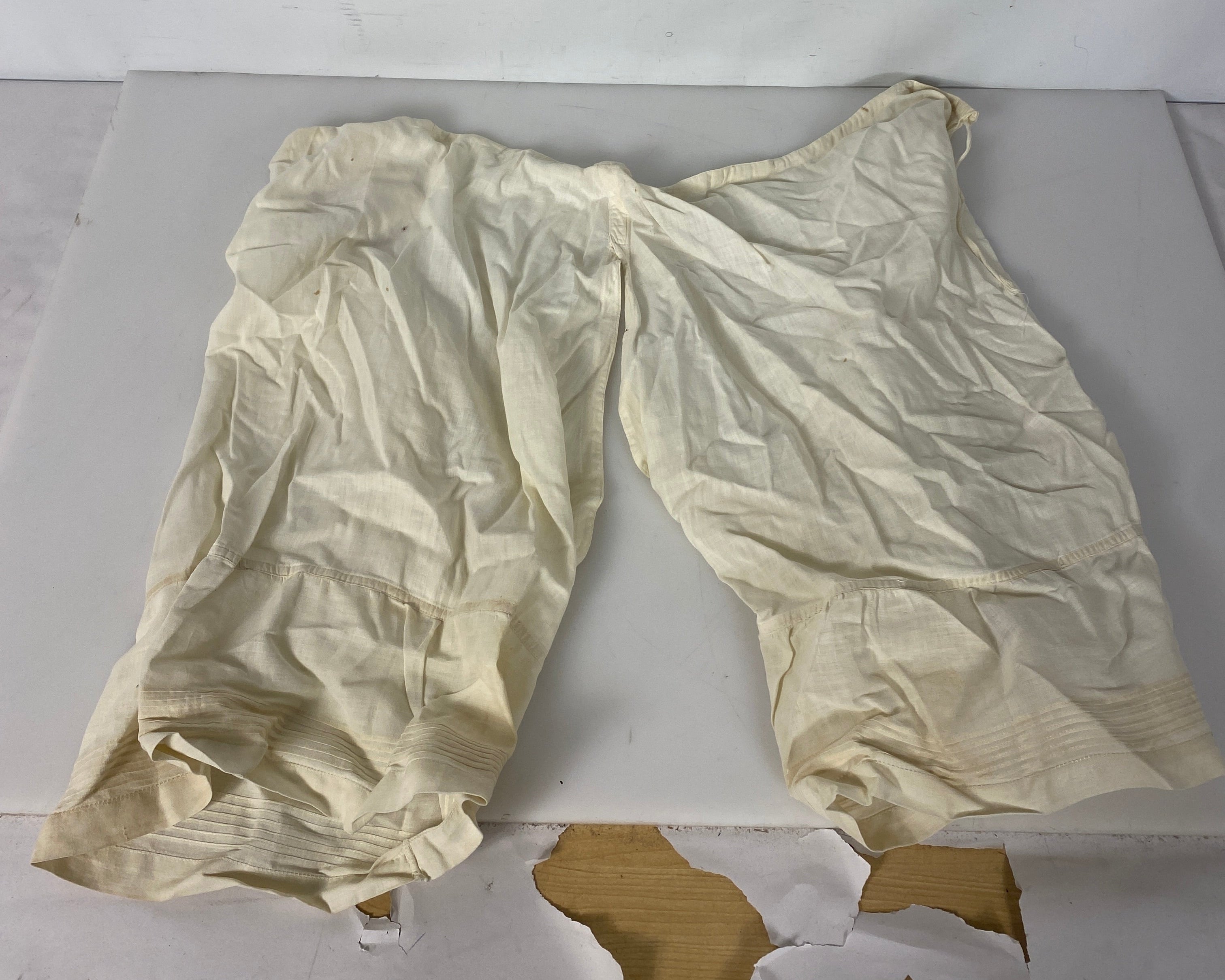 Vintage 1900s White Linen Undergarments
