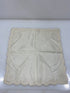 Vintage 1900s White Silk Handkerchief with Embroidered Designs