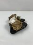 Vintage 1902 Tan and Black Leather Lace-Up Children's Boots