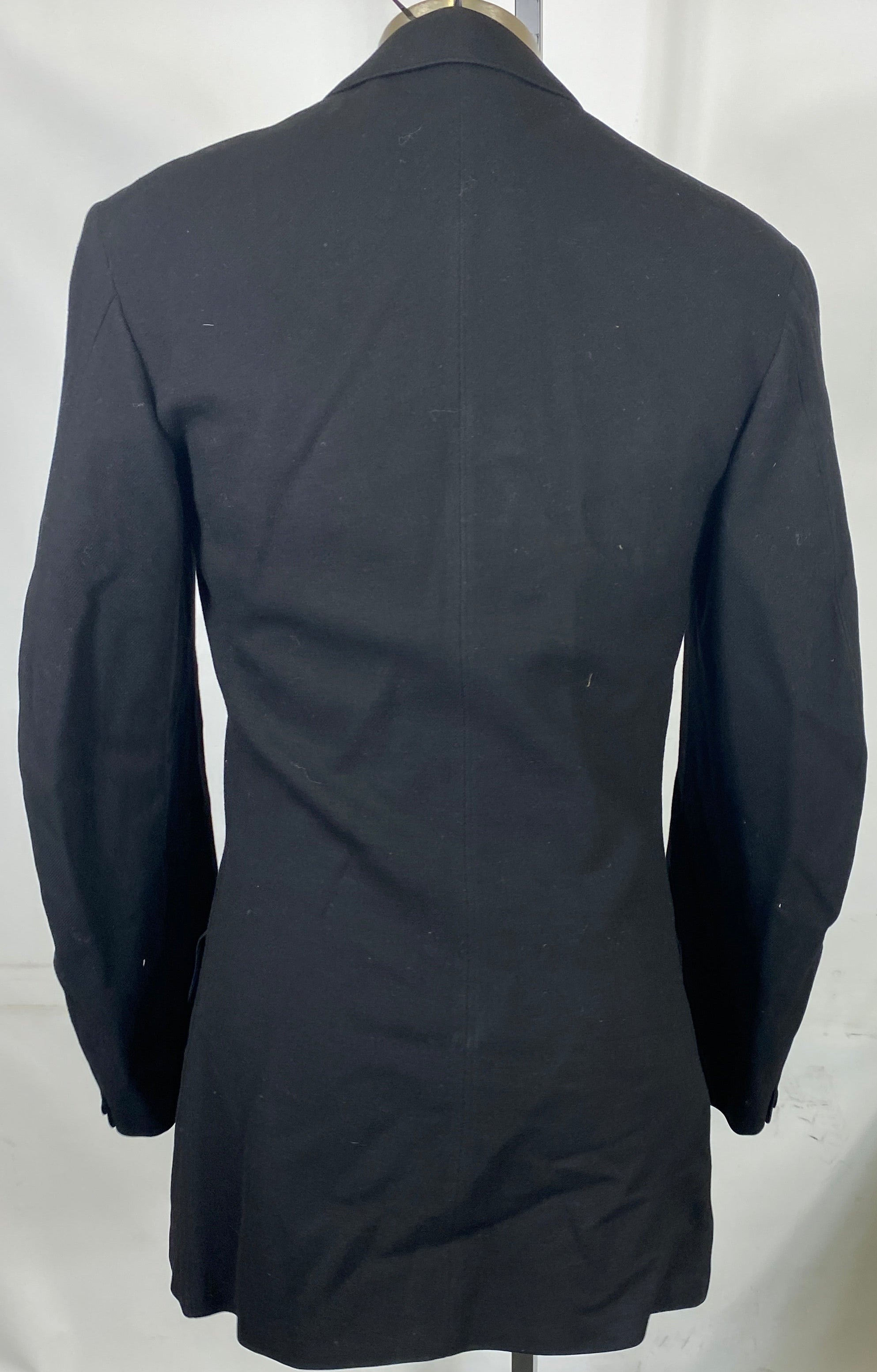 Vintage 1910's A. Garland Black Suit Jacket, Pants, Vest and Tie Men's Size Unknown