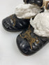 Vintage 1910s Children's Black Leather Mary Janes