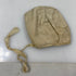 Vintage 1910s Tan Embroidered Baby Bonnet