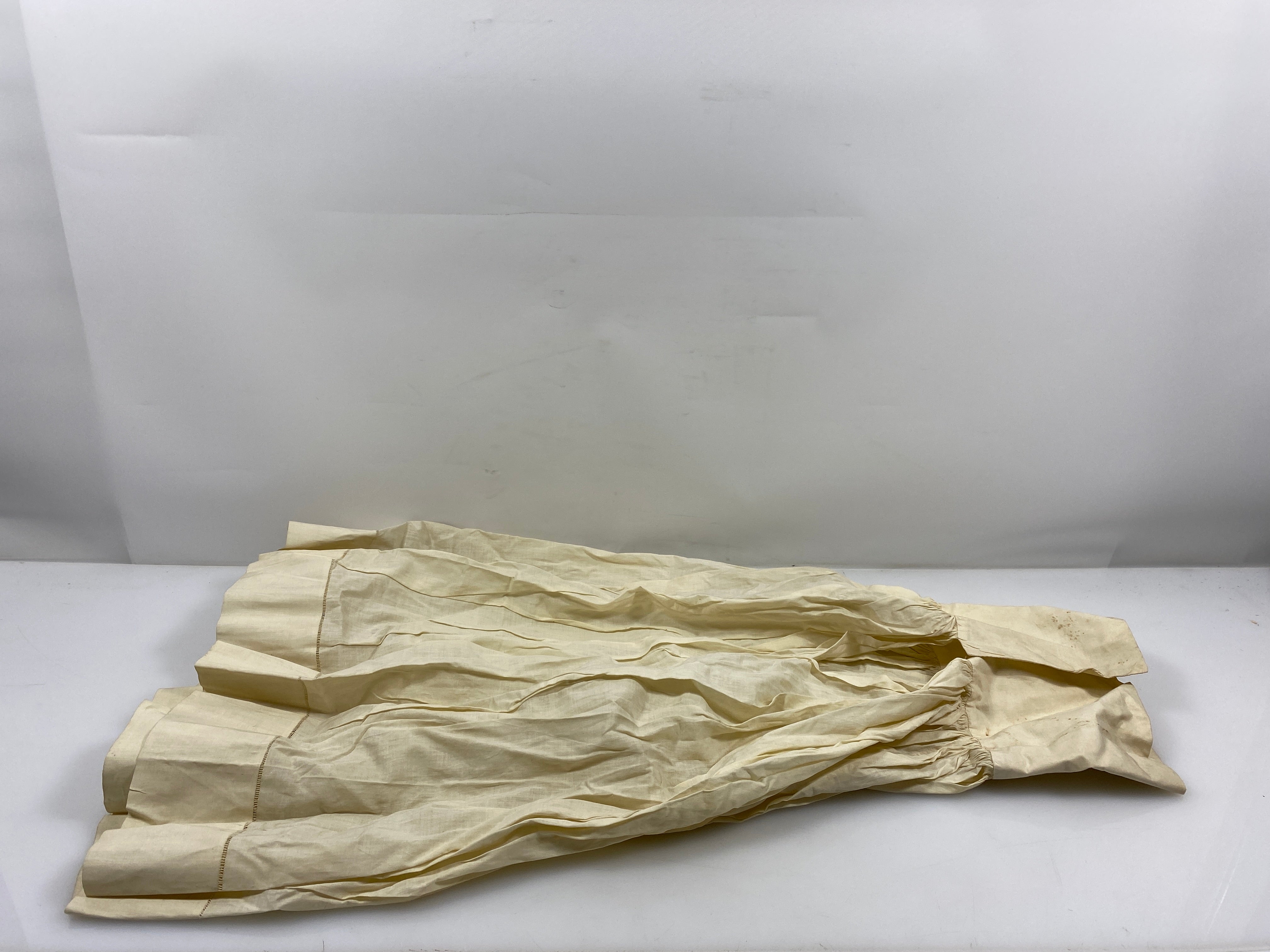 Vintage 1910s Tan Linen Children's Underskirt