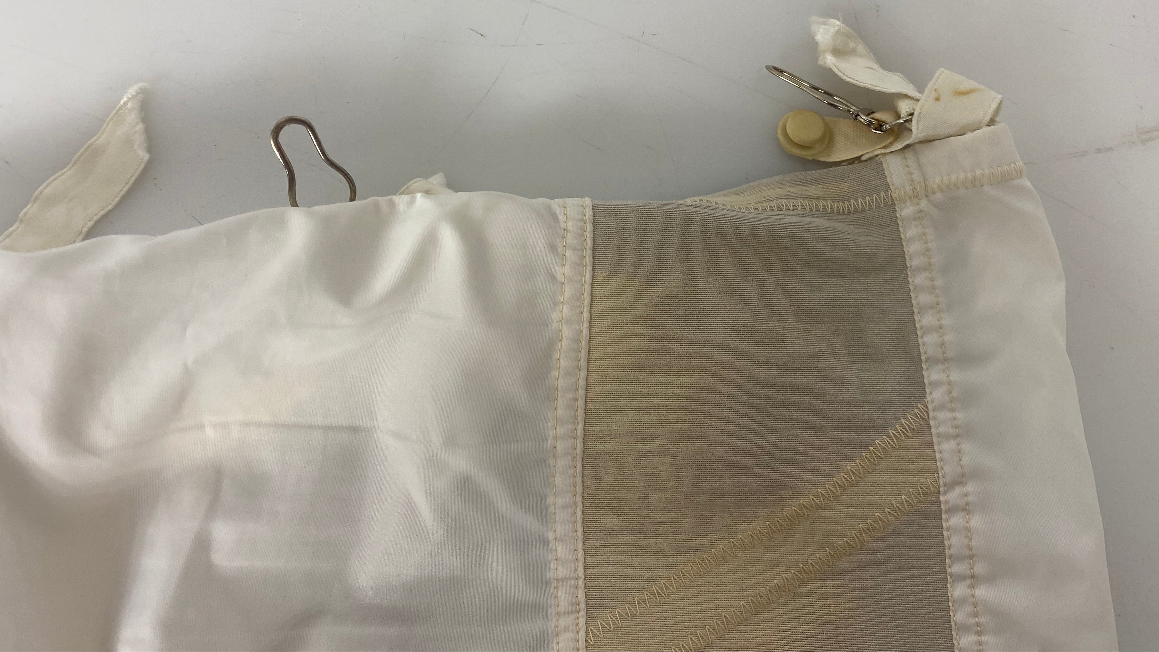 Vintage 1910s White Girdle with Zipper Closures