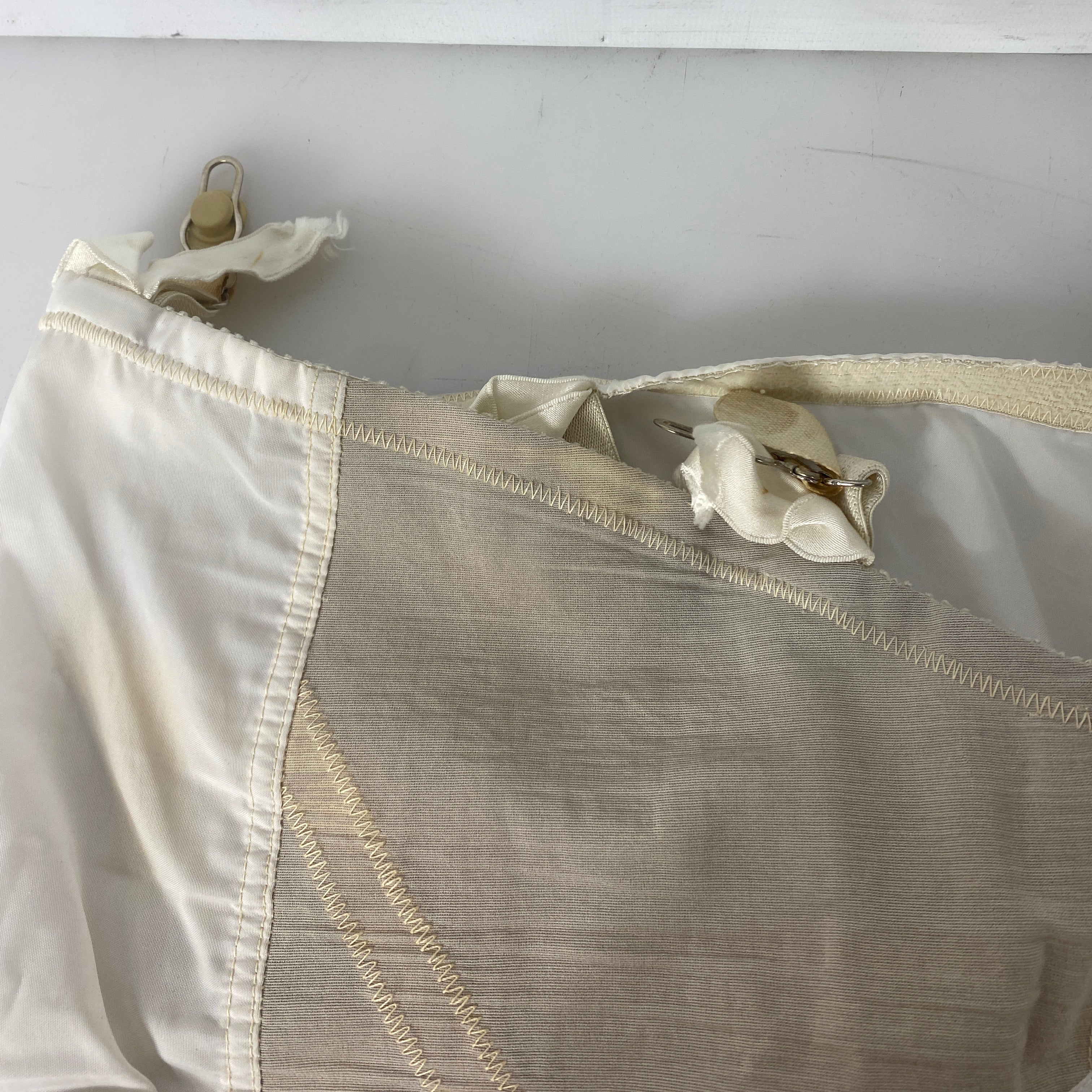 Vintage 1910s White Girdle with Zipper Closures