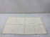Vintage 1910s White Linen Handkerchief with Eyelet Lace Border