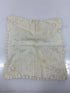 Vintage 1910s White Linen Handkerchief with Lace Border