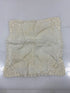 Vintage 1910s White Linen Handkerchief with Lace Border