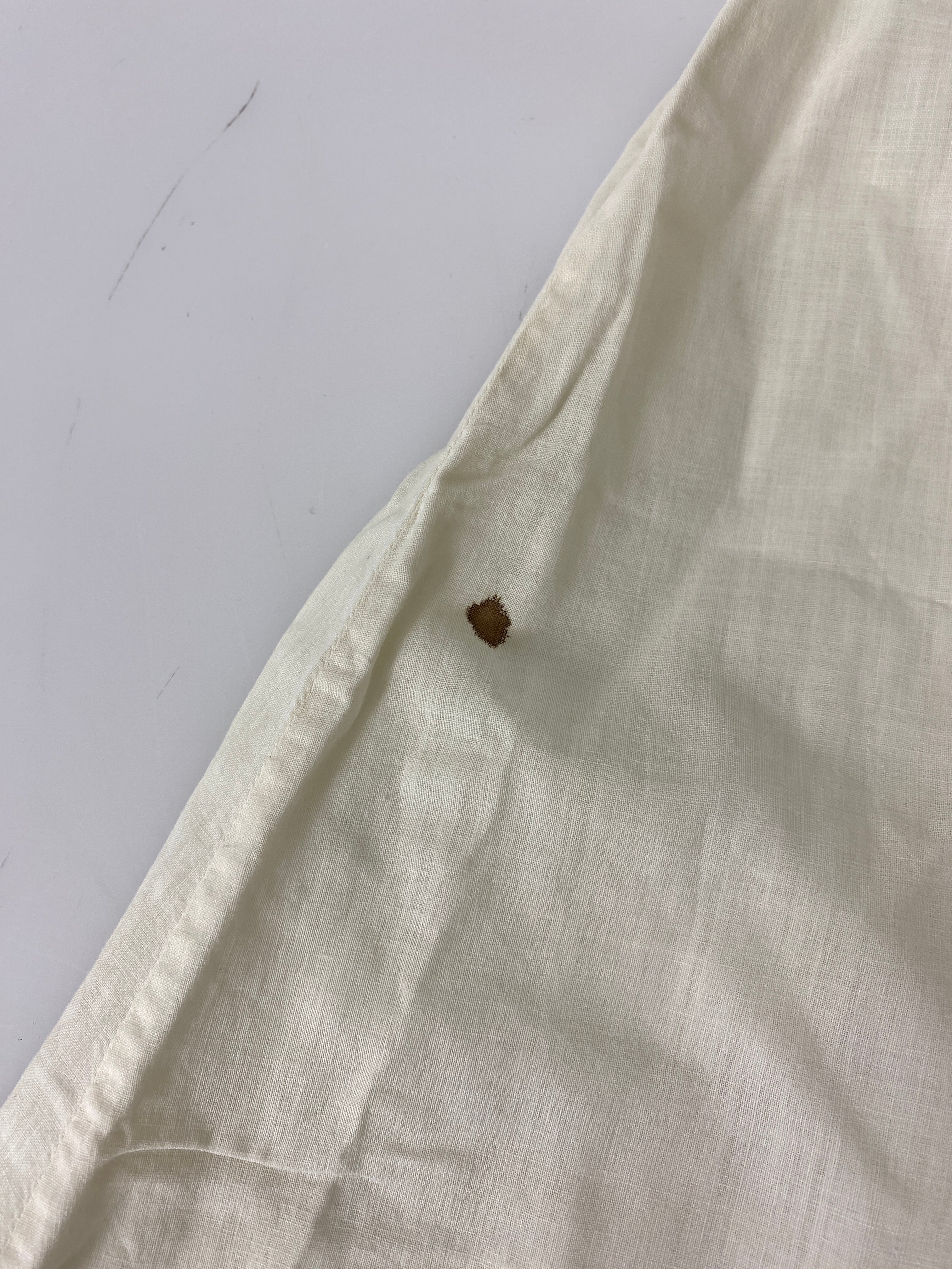 Vintage 1910s White Linen Infant's Dress