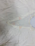 Vintage 1910s White Linen Infant's Dress with Pink and Blue Floral Embroidery