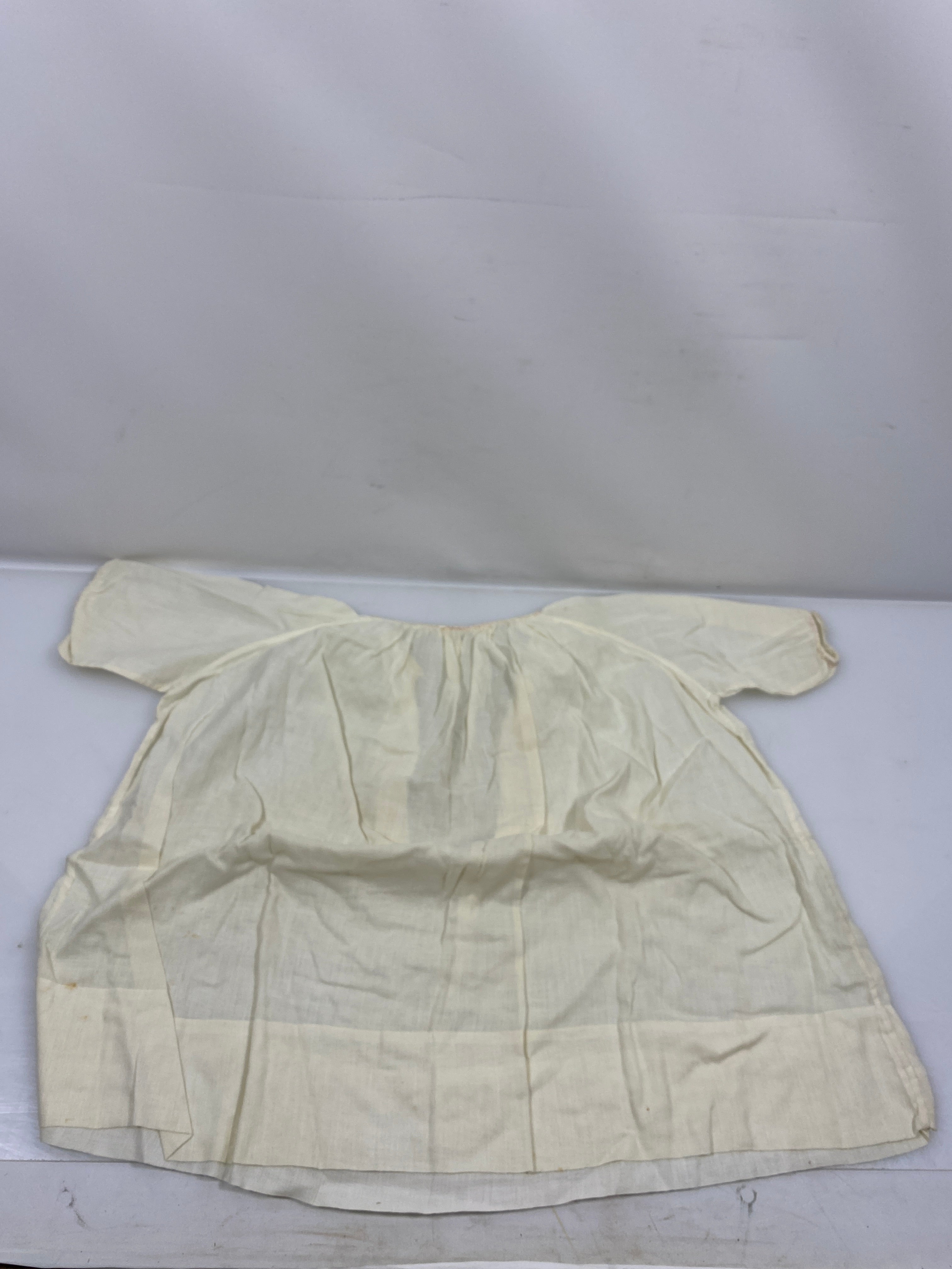 Vintage 1910s White Linen Infant's Dress