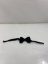 Vintage 1920s Black Clip On Bowtie
