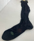 Vintage 1920's Black Rayon Stockings