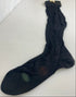 Vintage 1920's Black Rayon Stockings