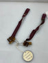 Vintage 1920s Burgundy Garters