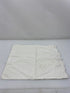 Vintage 1922 White Linen Pillow Case with Lace and Embroidered Details