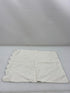 Vintage 1922 White Linen Pillow Case with Lace and Embroidered Details