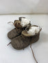 Vintage 1925 Brown Leather Lace-Up Children's Boots