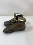 Vintage 1925 Children's Brown Leather High-Top Shoes