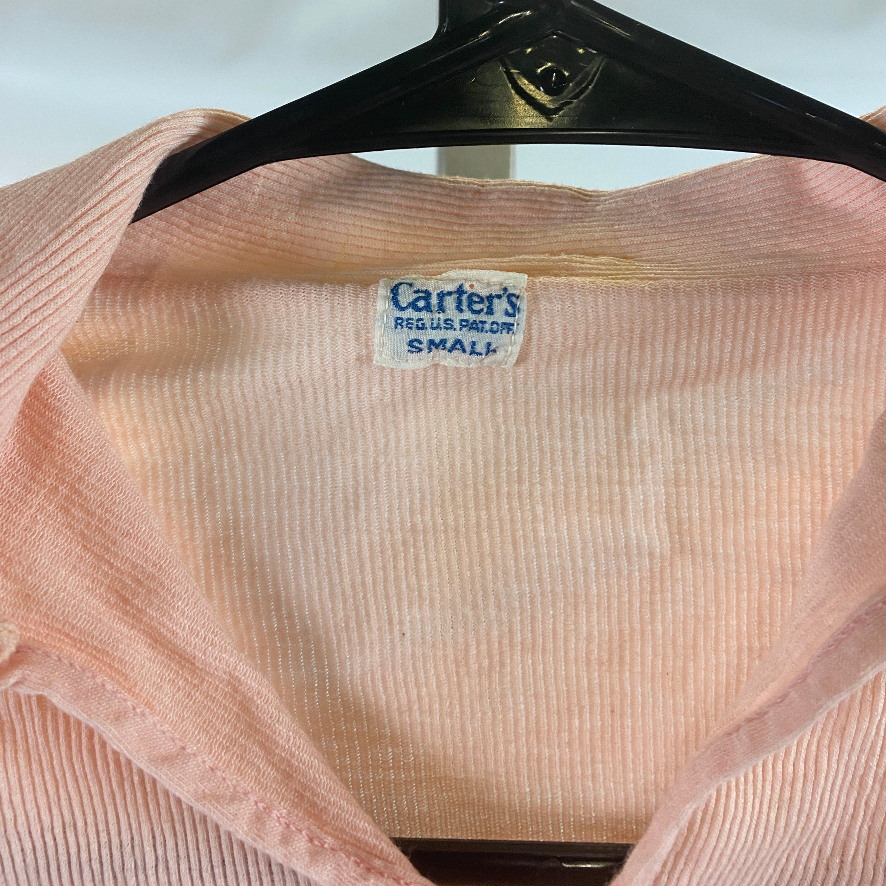 Vintage 1930s "Carter's" Pink Pajama Set Size Small