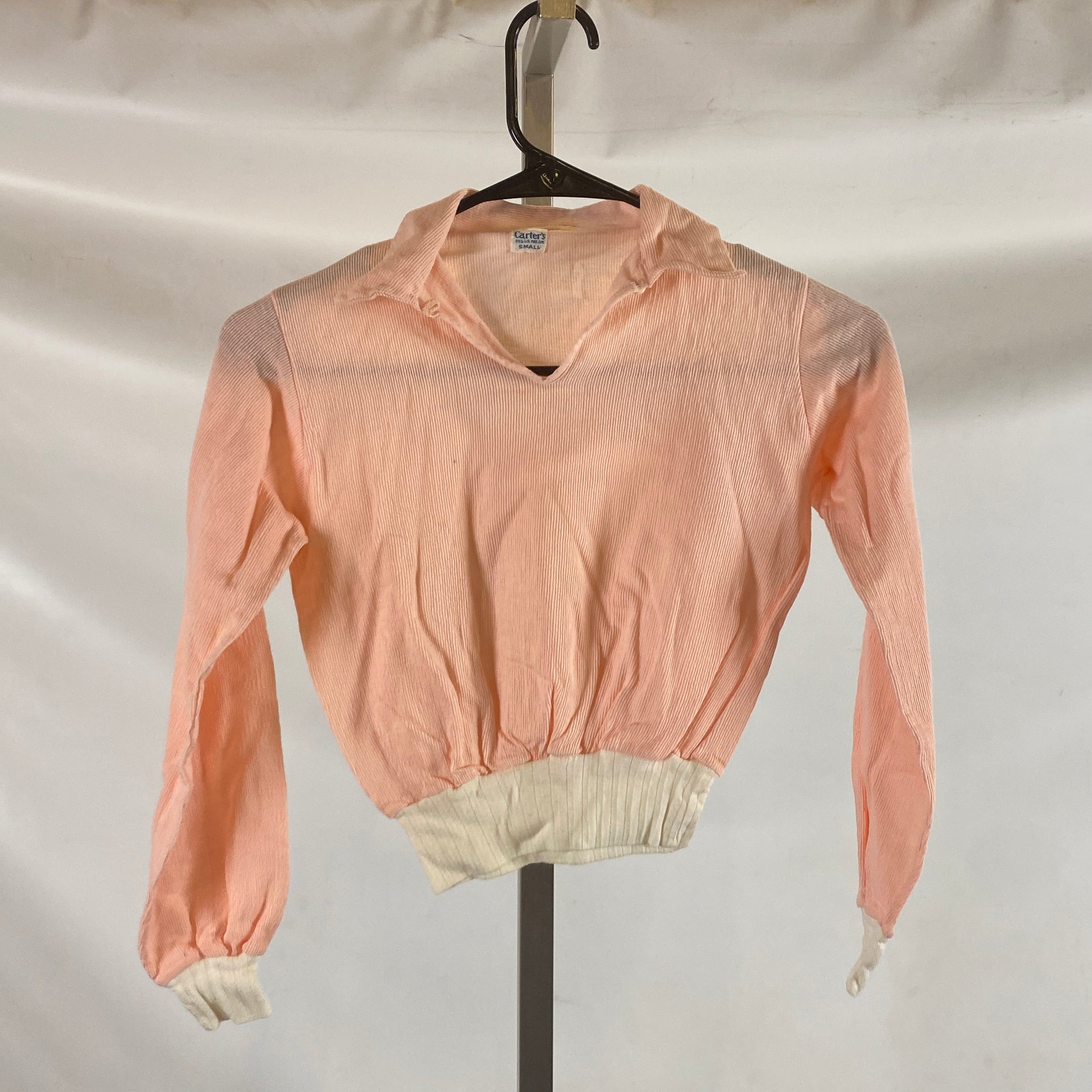 Vintage 1930s "Carter's" Pink Pajama Set Size Small