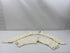 Vintage 1930s Cream Pointed Collar and Cuff Set with Mother of Pearl Buttons