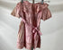 Vintage 1930's Pink Easter Dress with Pink Bow Belt