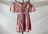 Vintage 1930's Pink Easter Dress with Pink Bow Belt
