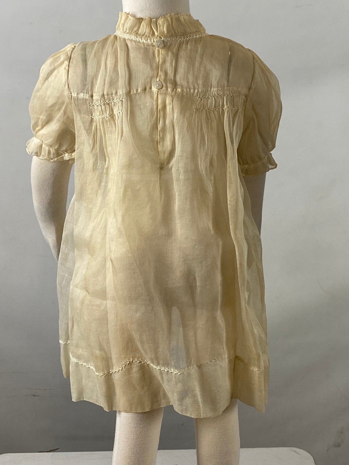 Vintage 1930's White Chemise Girls Size Unknown