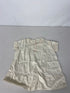 Vintage 1932 White Linen Baby's Collared Dress with Pink Embroidered Details
