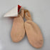 Vintage 1935 Pink Handknit Baby Bootees with Pom-Pom on Top