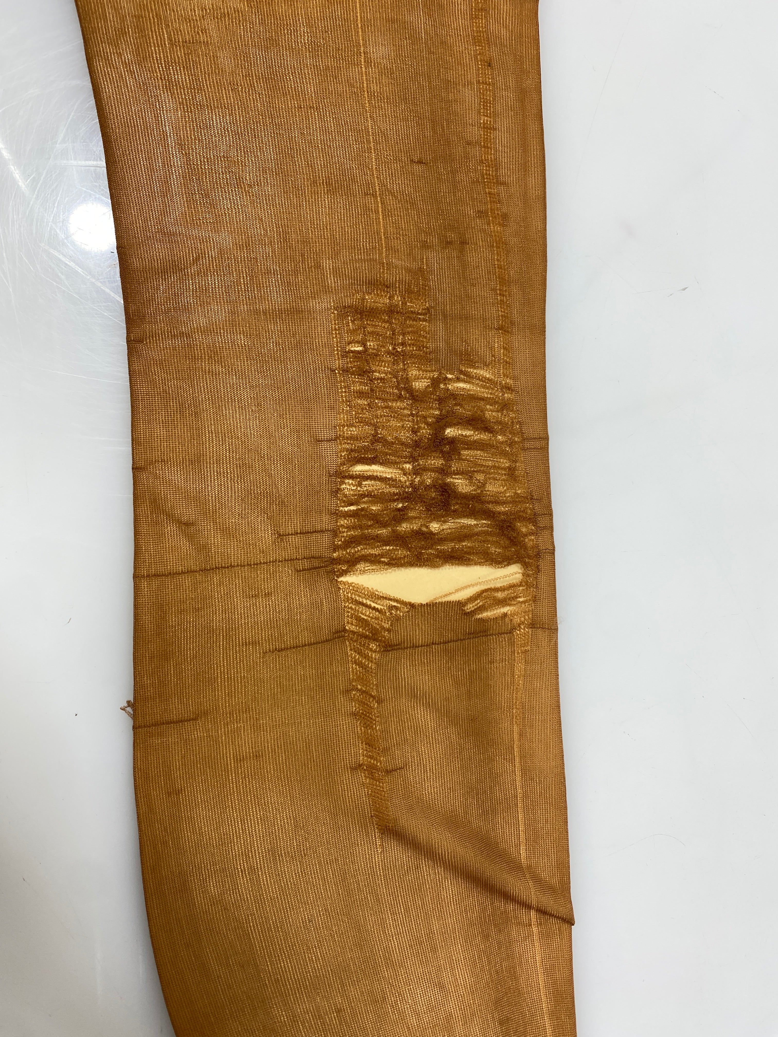 Vintage 1939 Sears Mail Order Silk Stocking Sample #114