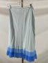 Vintage 1940s Blue Slip Skirt with Blue Tiered Crinoline