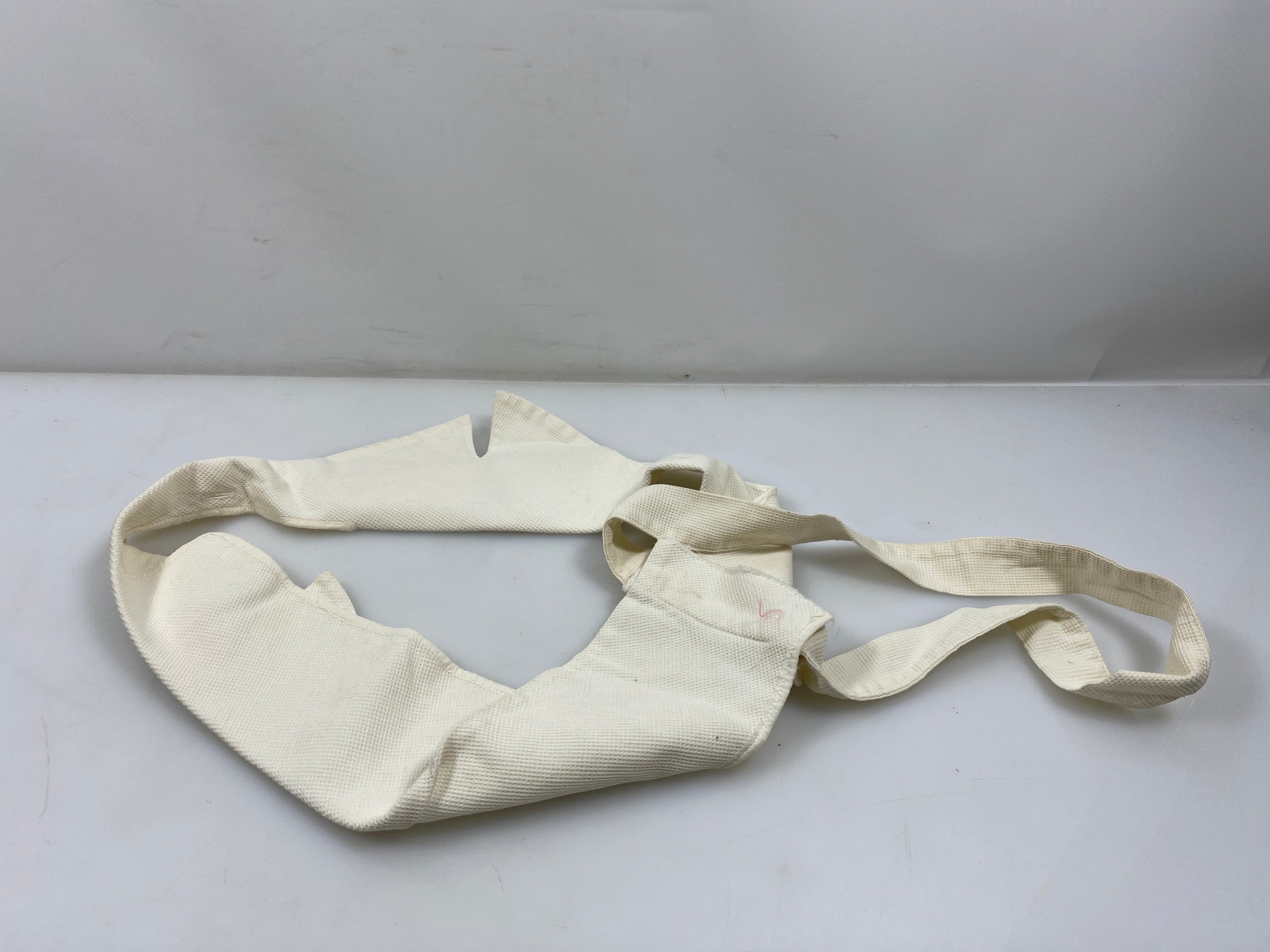 Vintage 1940s White Waffle Knit Dickie