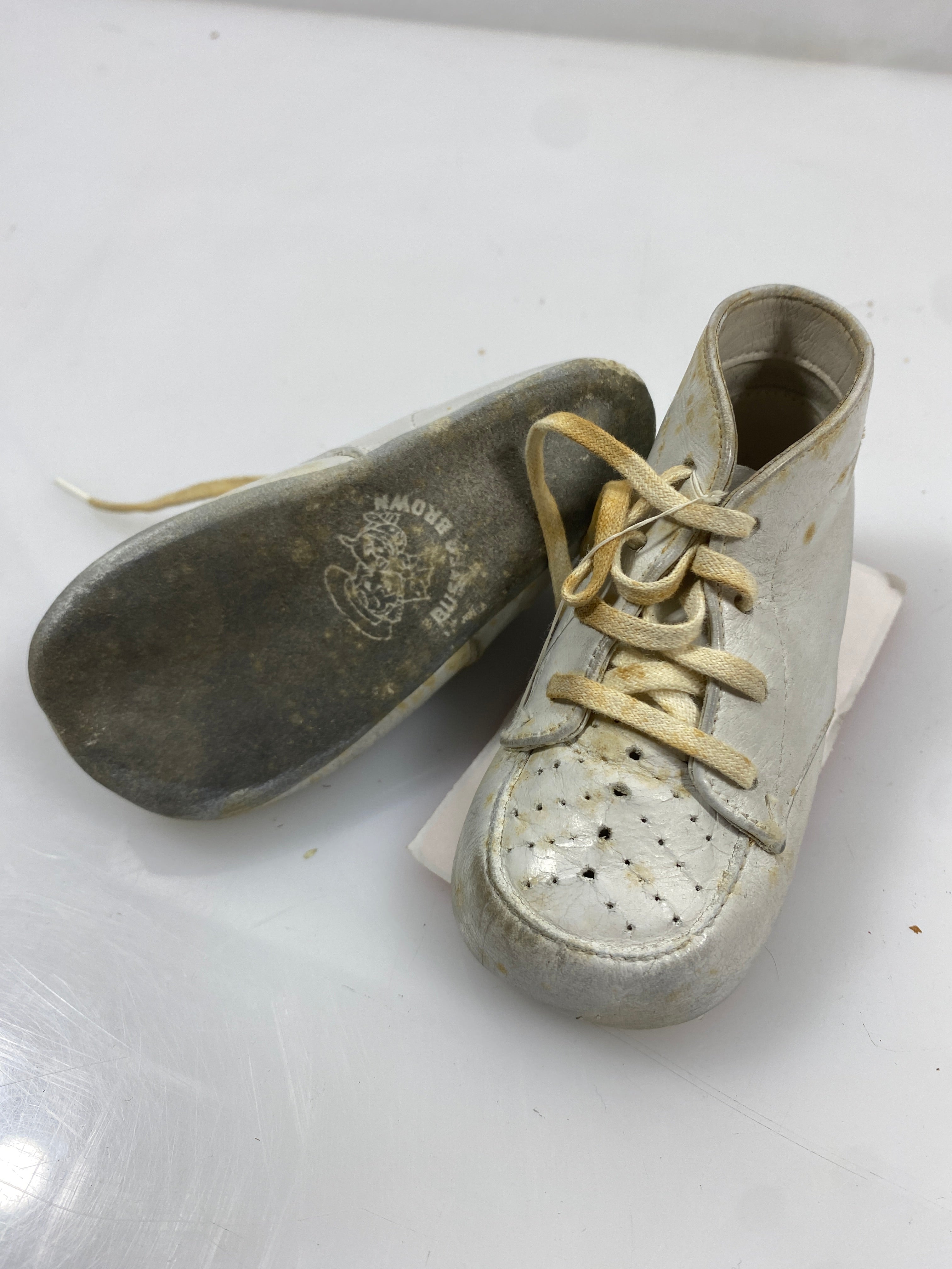 Vintage 1950s Baby Shoes