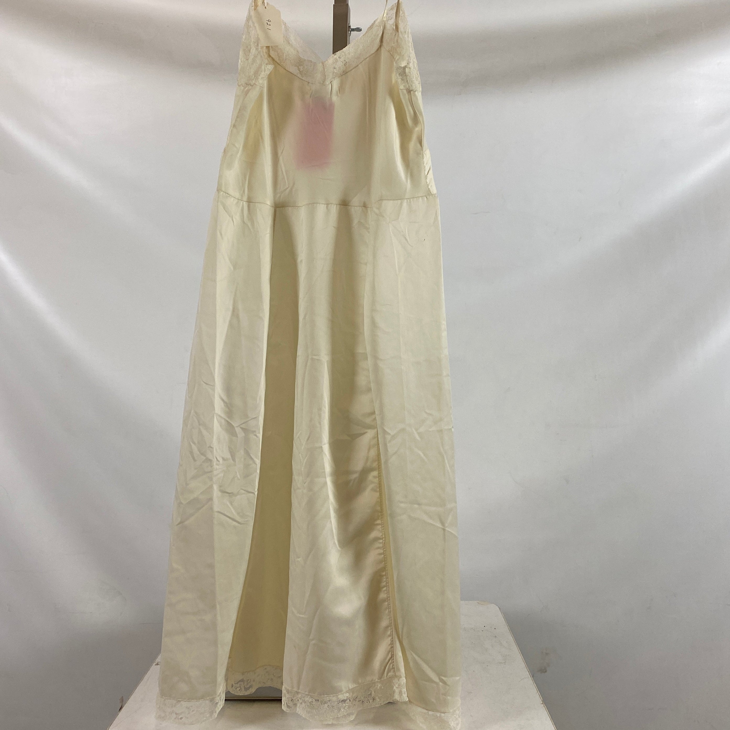 Vintage 1950s "Barbizon" Nylon White Slip Size 14