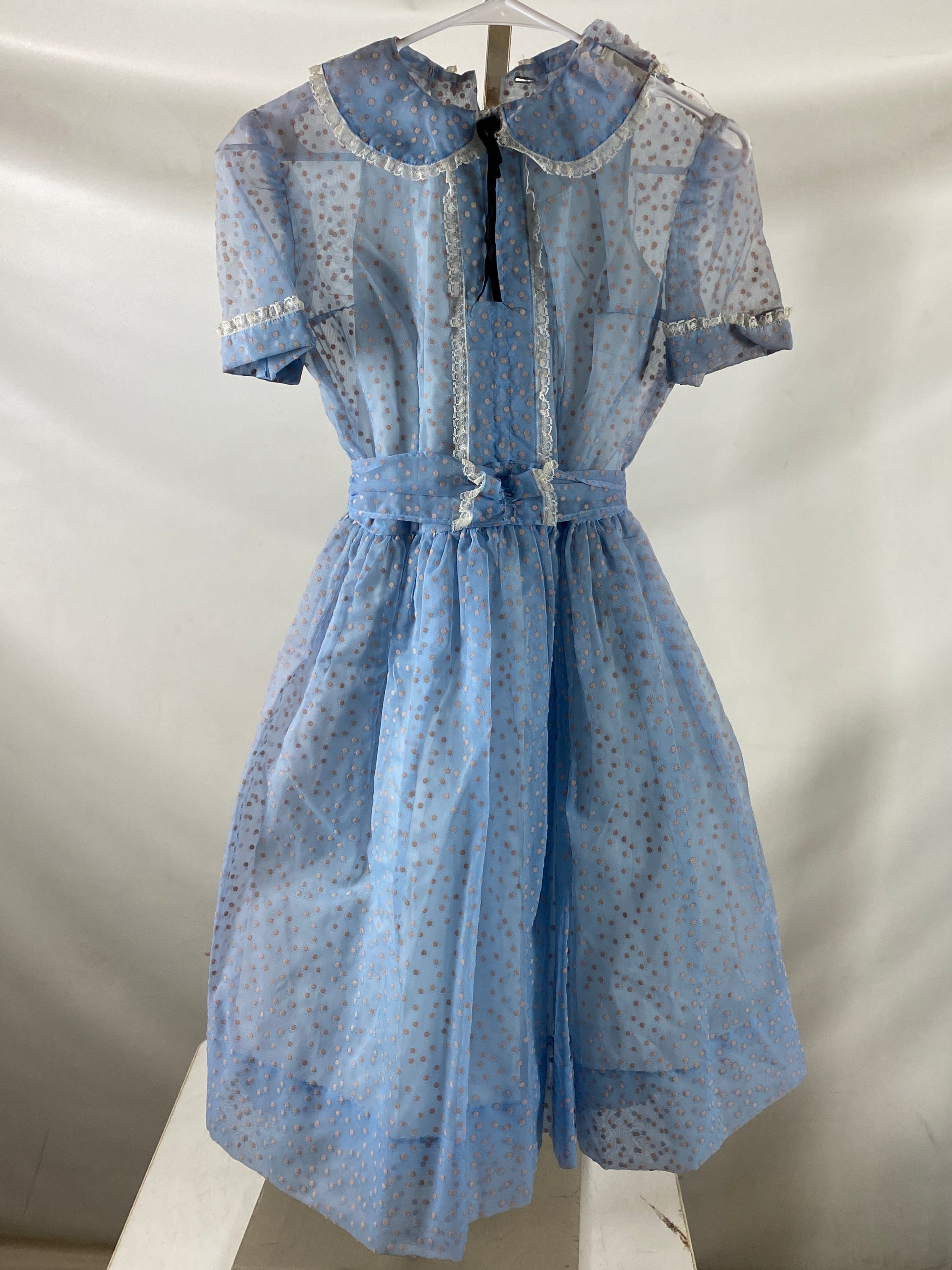 Vintage 1950's Blue Dress Girl's Size Unknown #2