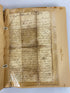 Vintage 1950s Scrapbook with letters/ephemera from 1820s Marion, OH