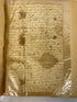 Vintage 1950s Scrapbook with letters/ephemera from 1820s Marion, OH