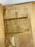 Vintage 1950s Scrapbook with letters/ephemera from 1820s Marion, OH